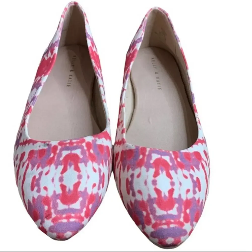 Kelly and Katie‎  tiedye pirassa ballet flat size 10 - Picture 2 of 8